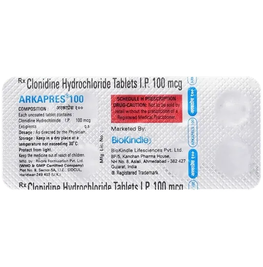 arkapres 100mg tablet 10's